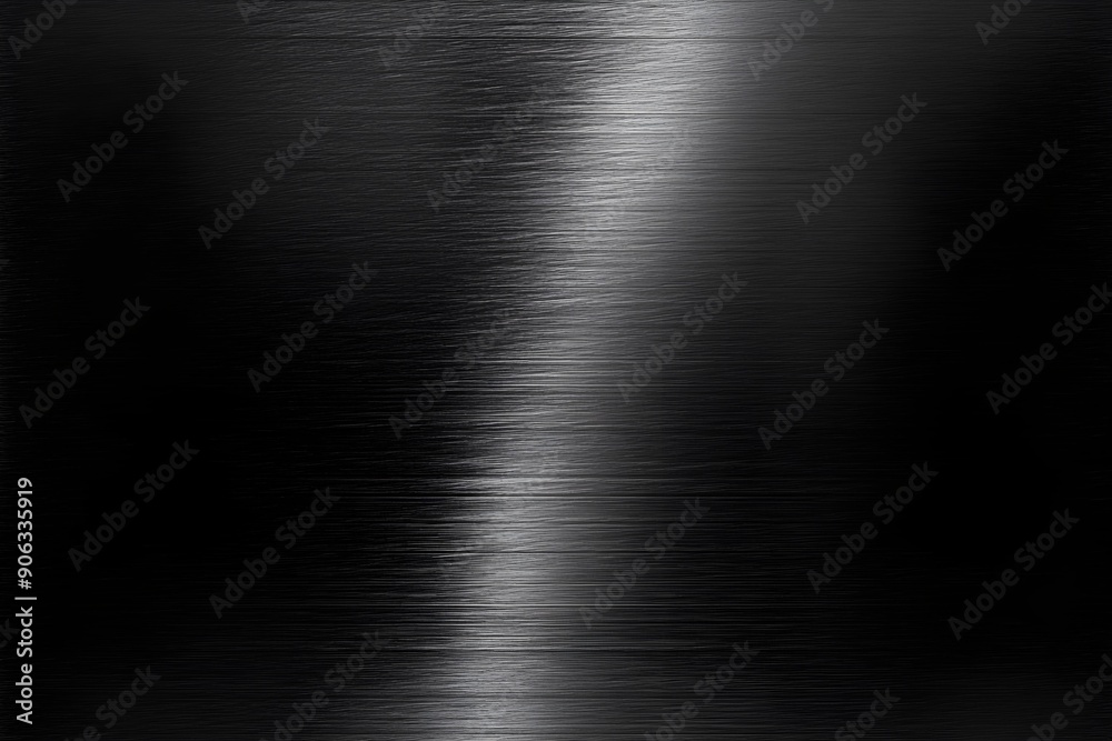 Black brushed polished metal plate or texture Black brushed polished metal plate or texture