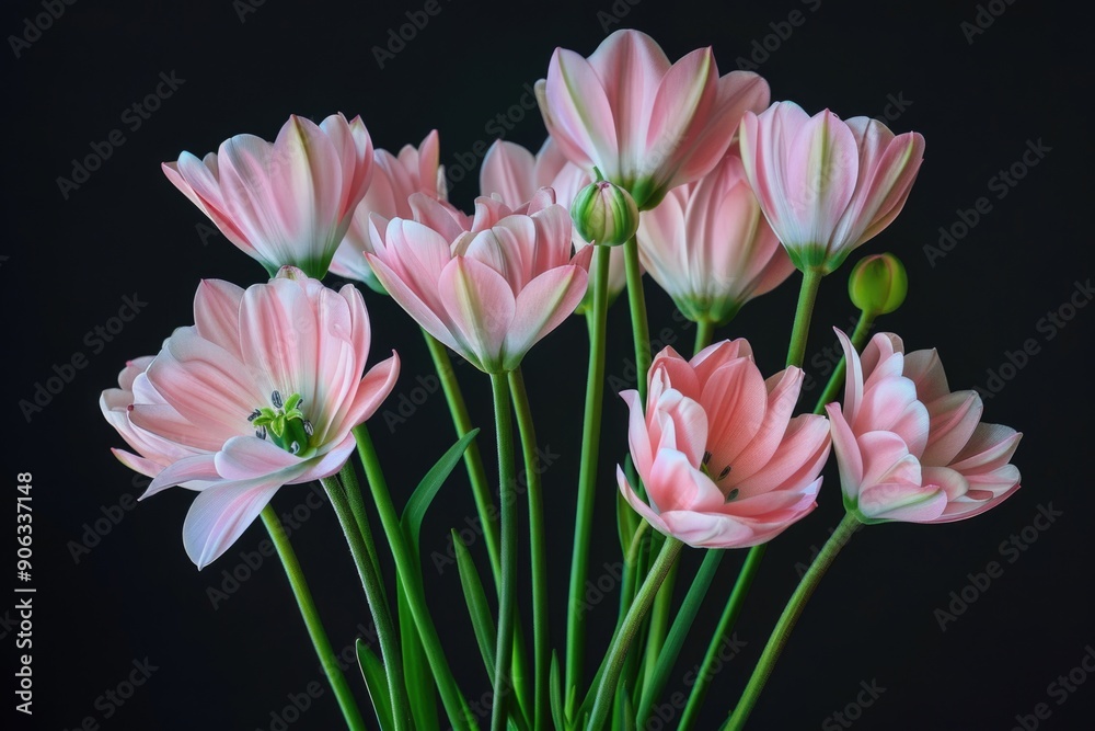 Fototapeta premium Pink Flowers in Vase