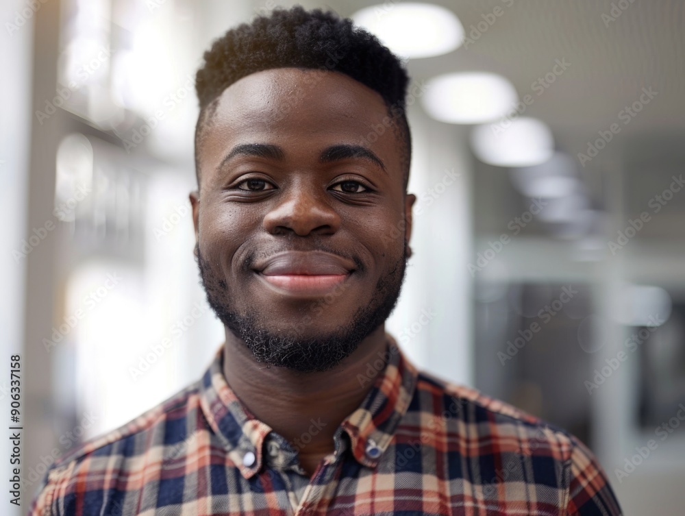 Man with beard smiling