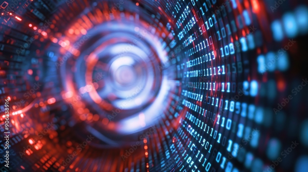 Binary Code Tunnel