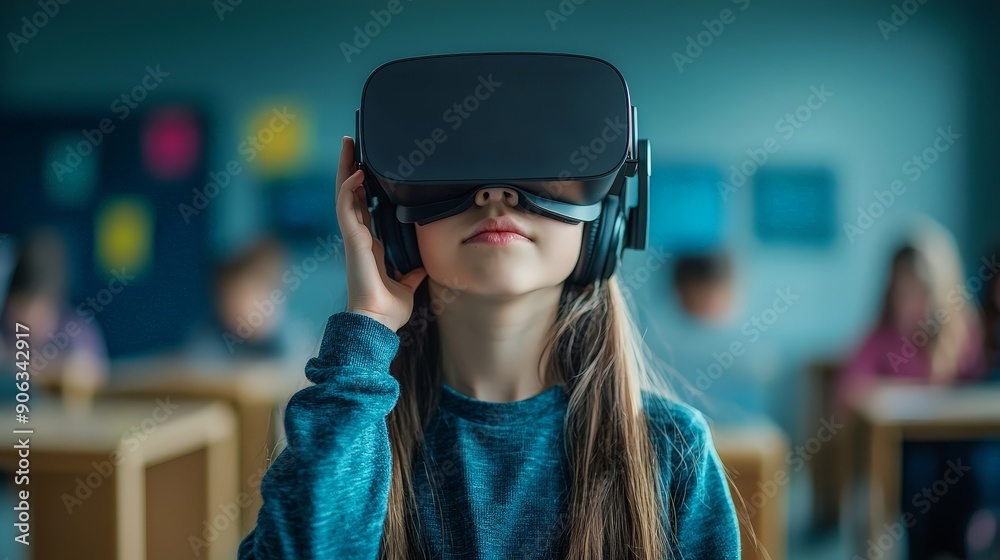 Futuristic Virtual Classroom with Interactive VR and AR Learning Tools Futuristic Virtual Classroom with Interactive VR and AR Learning Tools