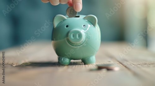 The Green Piggy Bank photo