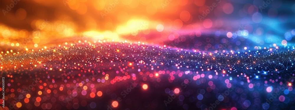 Fototapeta premium Introduce contrasting colors within the halftone dots for a dynamic effect.