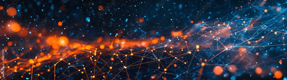 Animated abstract background motion transformation with plexus pattern of future innovation technology digital business concept connected to a decentralized communication line Animated abstract background motion transformation with plexus pattern of future innovation technology digital business concept connected to a decentralized communication line