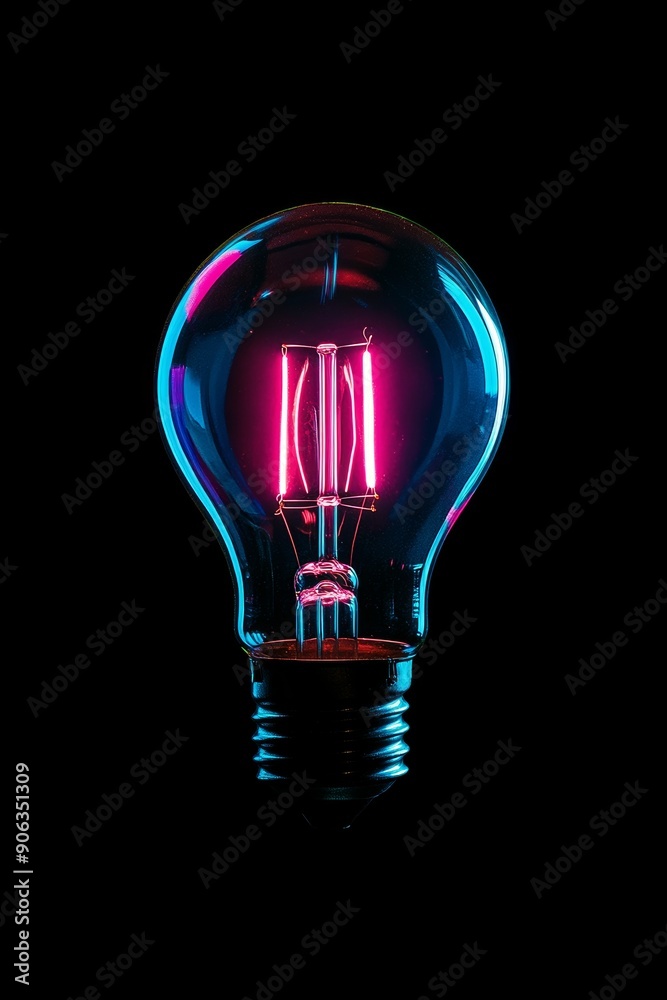 Red and blue light bulb ideas and innovations Red and blue light bulb ideas and innovations