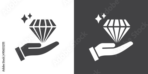 Value icon Thin line illustration set