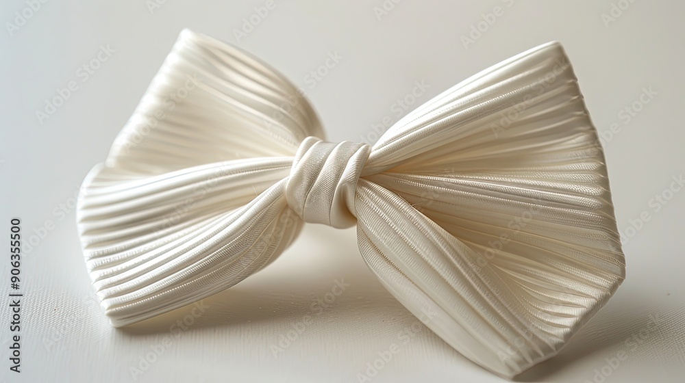 White hairpin bow Accessory for the bride or school girl Natural White hairpin bow Accessory for the bride or school girl Natural