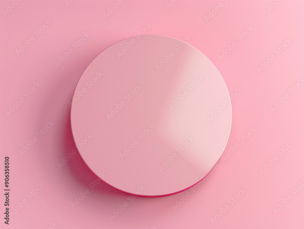 Pink Circle on a Pink Background Pink Circle on a Pink Background