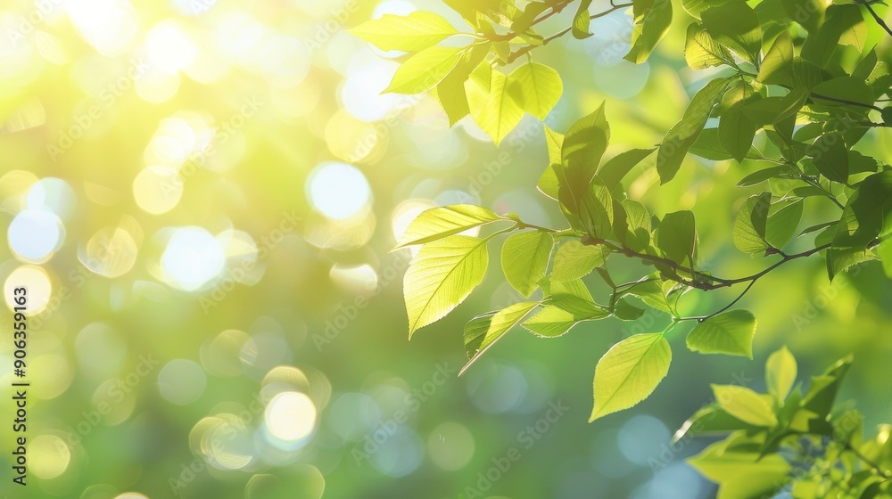 Sunlit Leaves in a Lush Forest Sunlit Leaves in a Lush Forest