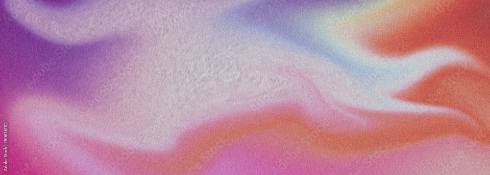 Fototapeta premium Retro gradient background with grain noisy texture