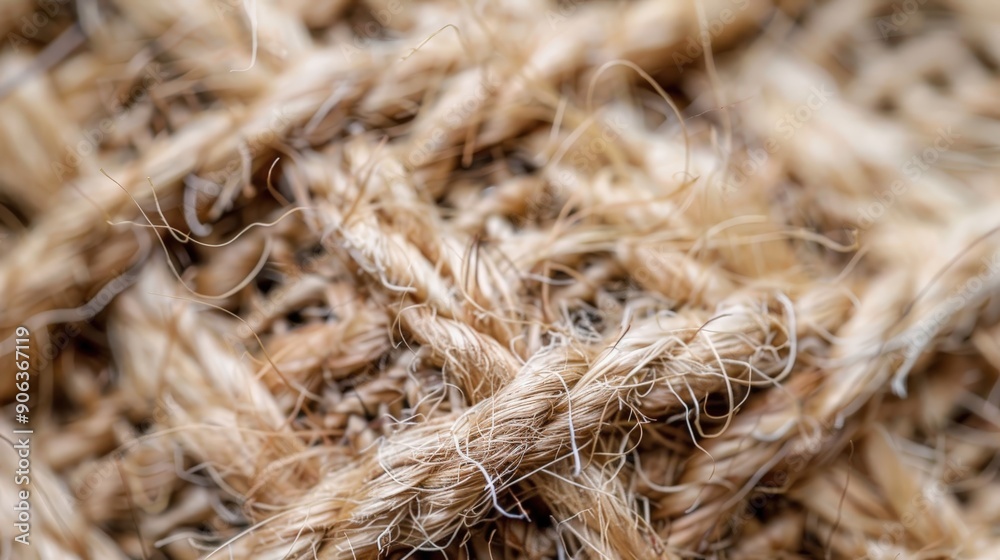 A close-up texture of woven jute, with a rough and natural appearance. The organic and rustic feel adds a touch of simplicity and authenticity, suitable for eco-friendly and handcrafted themes A close-up texture of woven jute, with a rough and natural appearance. The organic and rustic feel adds a touch of simplicity and authenticity, suitable for eco-friendly and handcrafted themes
