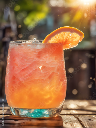 A refreshing and delicious looking grapefruit cocktail