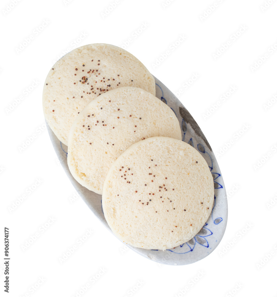 South indian food idli on transparent background South indian food idli on transparent background