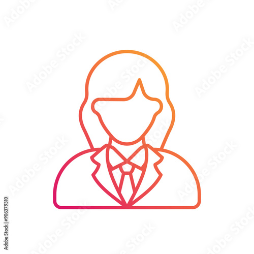 Businesswomen vector icon