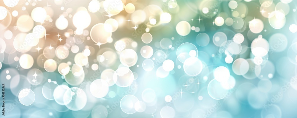 Bright Bokeh Lights with Sparkles