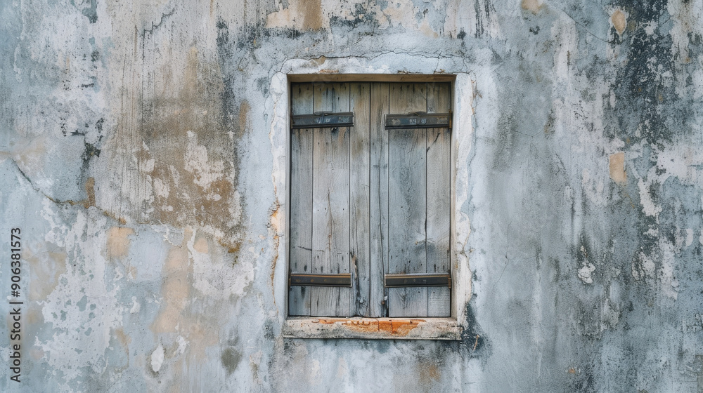 A weathered, rustic wooden window frame on an old, distressed wall, evoking a sense of history, decay, and nostalgia in a rustic setting. A weathered, rustic wooden window frame on an old, distressed wall, evoking a sense of history, decay, and nostalgia in a rustic setting.
