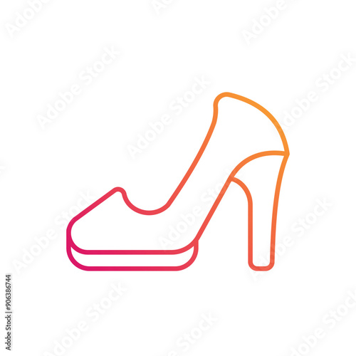 Heels vector icon