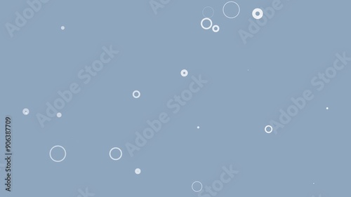 Circle Burst Effect, Pale Blue Motion Background Loop