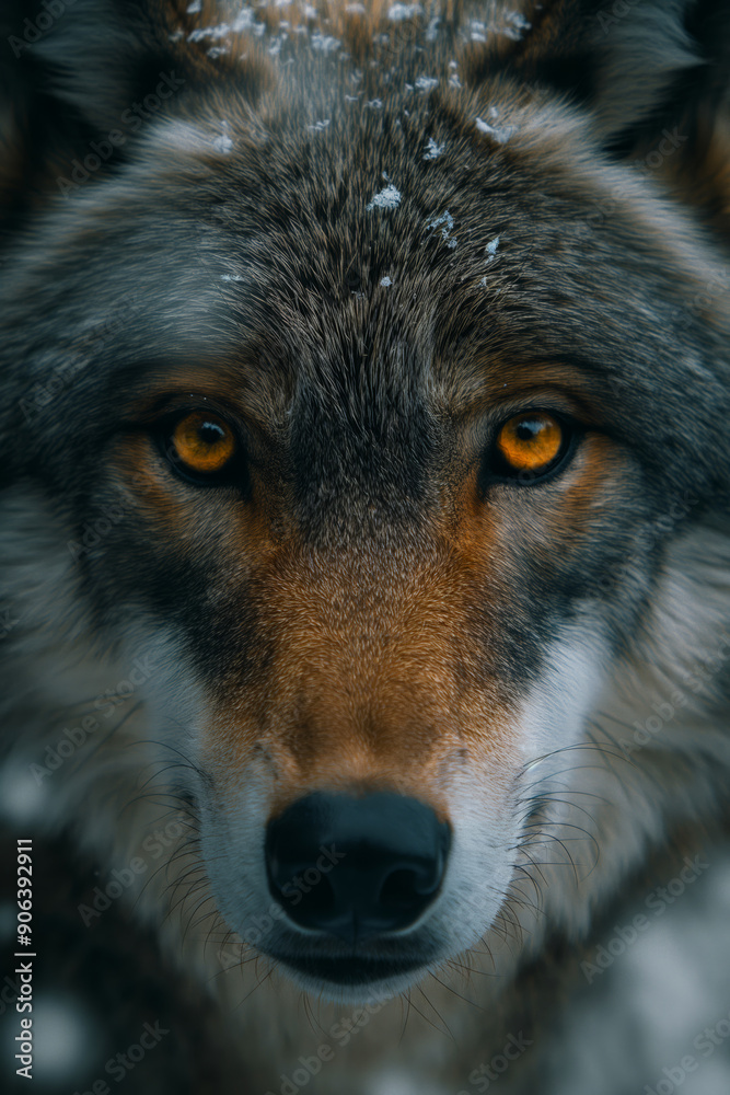 Obraz premium Wolf wallpaper. Wolf poster