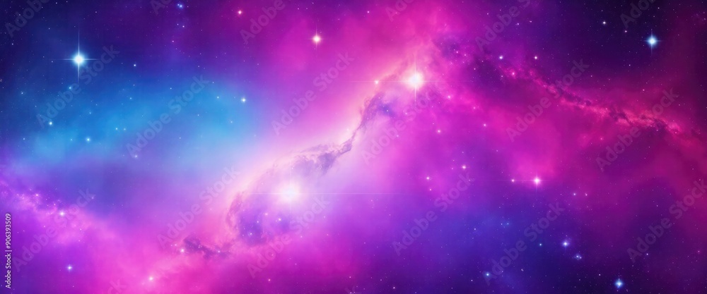 Beautiful outer space with colorful nebula background Beautiful outer space with colorful nebula background