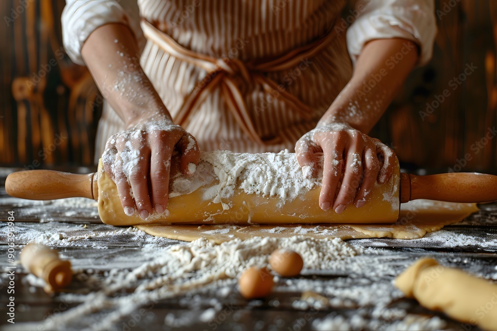 Baking Bliss: Rolling Dough with Care and Precision Baking Bliss: Rolling Dough with Care and Precision