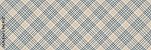 Aesthetic seamless background tartan, abstract check textile vector. Indoor fabric plaid pattern texture in pastel and light colors.