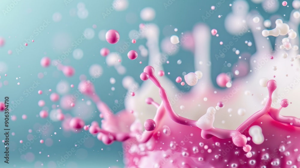 Artistic representation of colored milk in fluid art, capturing visually stunning and expressive compositions Artistic representation of colored milk in fluid art, capturing visually stunning and expressive compositions