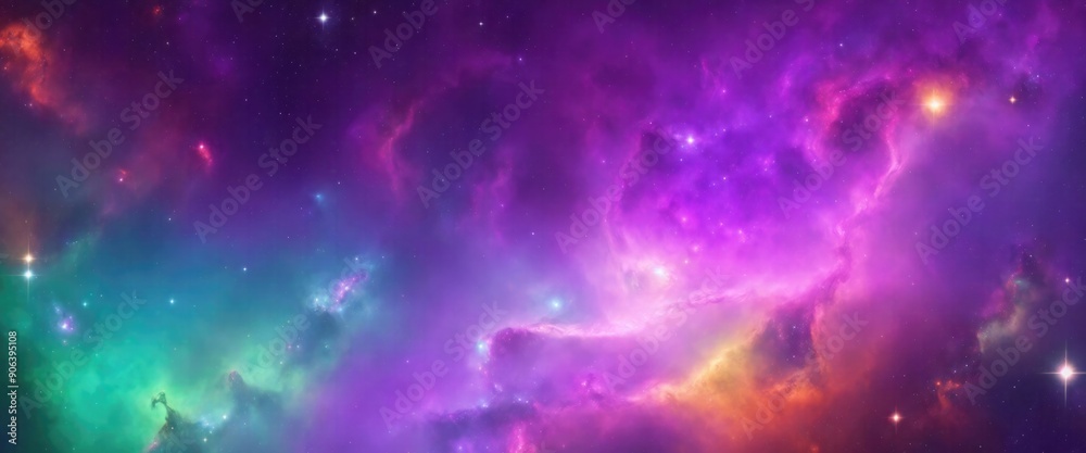 Colorful space galaxy cloud nebula. Stary night cosmos Supernova background Colorful space galaxy cloud nebula. Stary night cosmos Supernova background