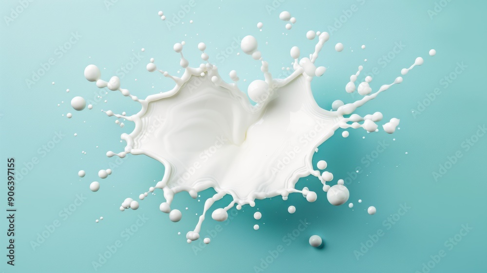 Artistic representation of pouring milk in creamy art, capturing visually striking and expressive compositions Artistic representation of pouring milk in creamy art, capturing visually striking and expressive compositions