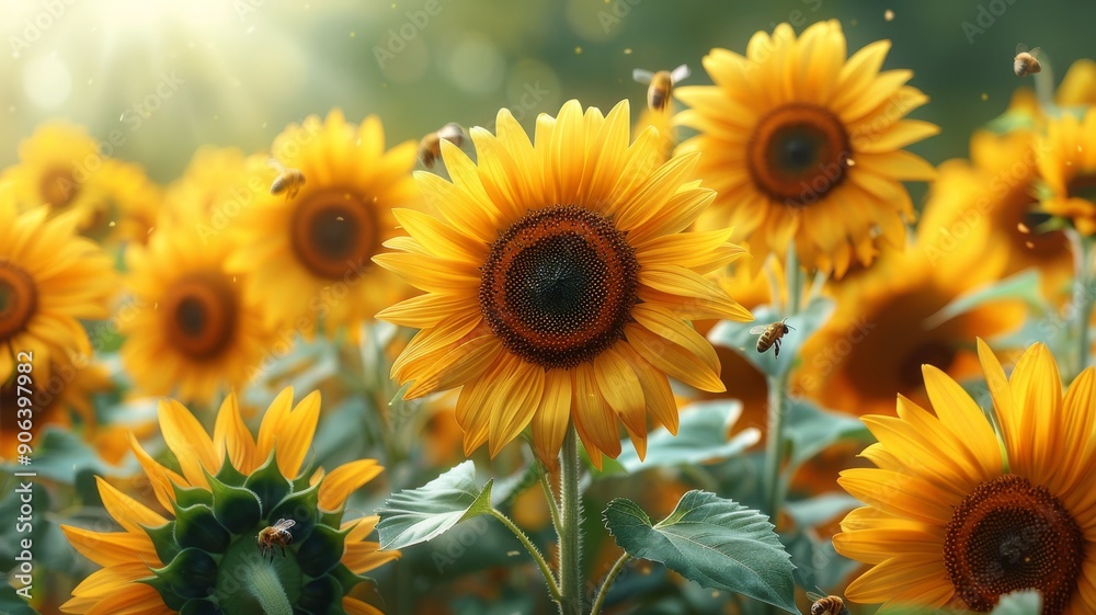 Obraz premium Nature & Seasons. Generative AI