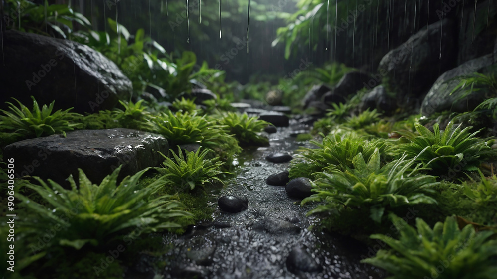 Fototapeta premium waterfall in the forest