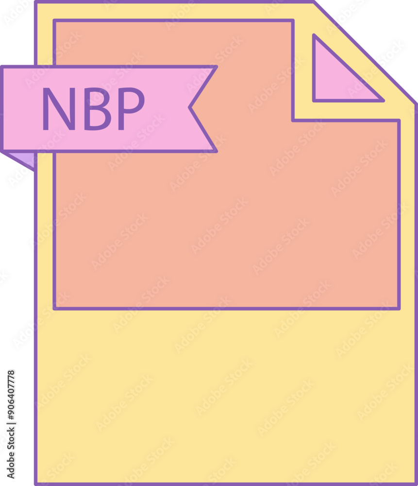 NBP File format icon minimal NBP File format icon minimal