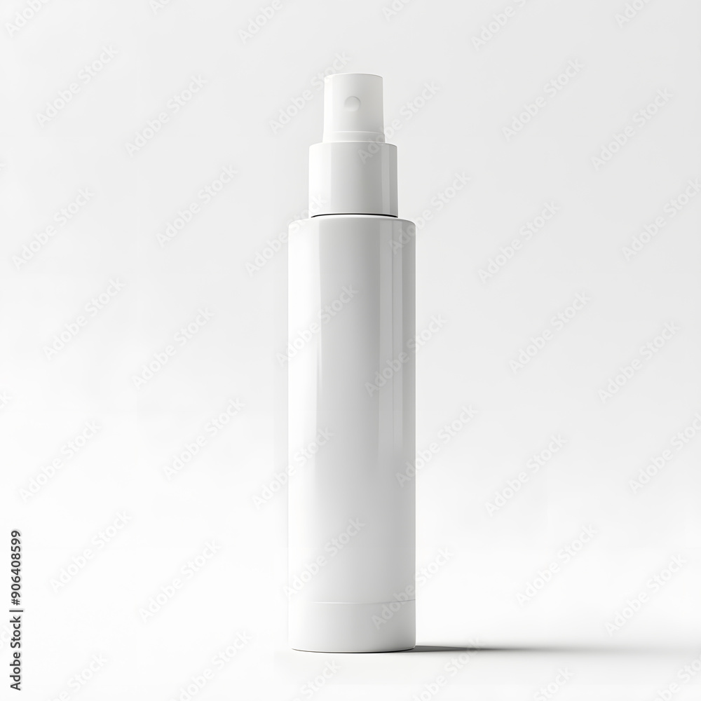 Product Packaging Skincare Serum Bottle Mockup isolated on white background Product Packaging Skincare Serum Bottle Mockup isolated on white background