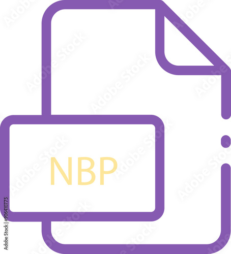 Old brick fill NBP file icon