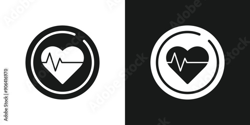 Cardiologist Heart icon sign design isolated. Medicine concept. Medical health care. Vector