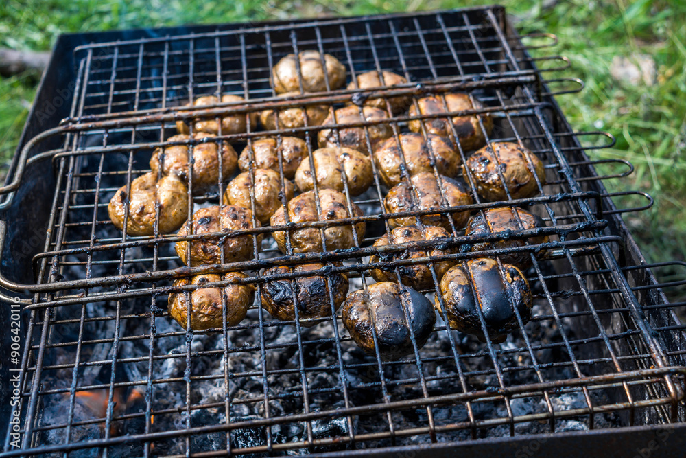 Mushroom kebab Mushroom kebab