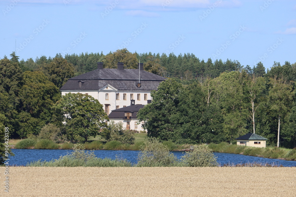 Fototapeta premium Sweden. Ljung is a castle in Ljung parish in Linköping municipality, Östergötland. The castle is located by Lake Ljungsjön. 