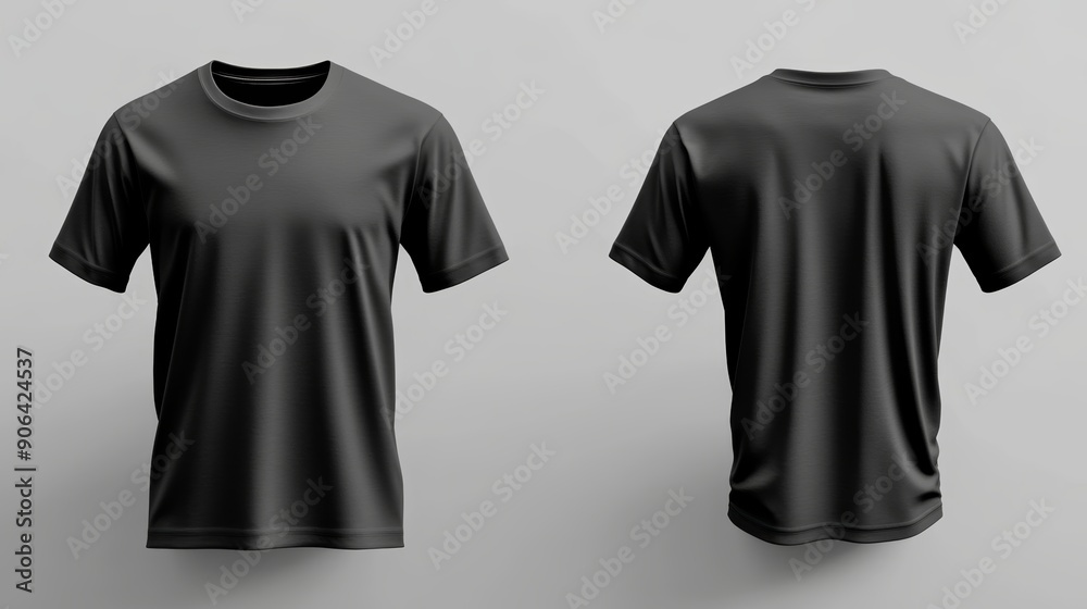 black mockup t-shirt white background black mockup t-shirt white background