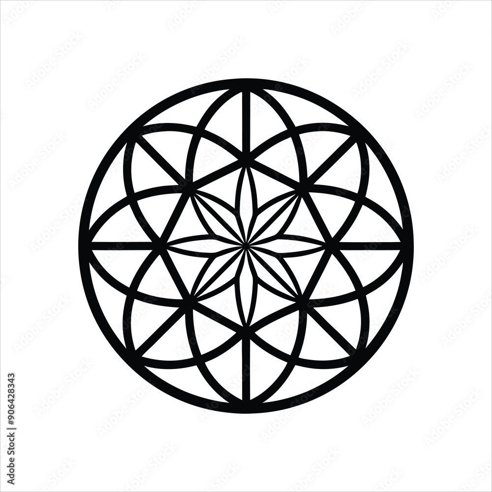 flower of life art vector flower of life art vector