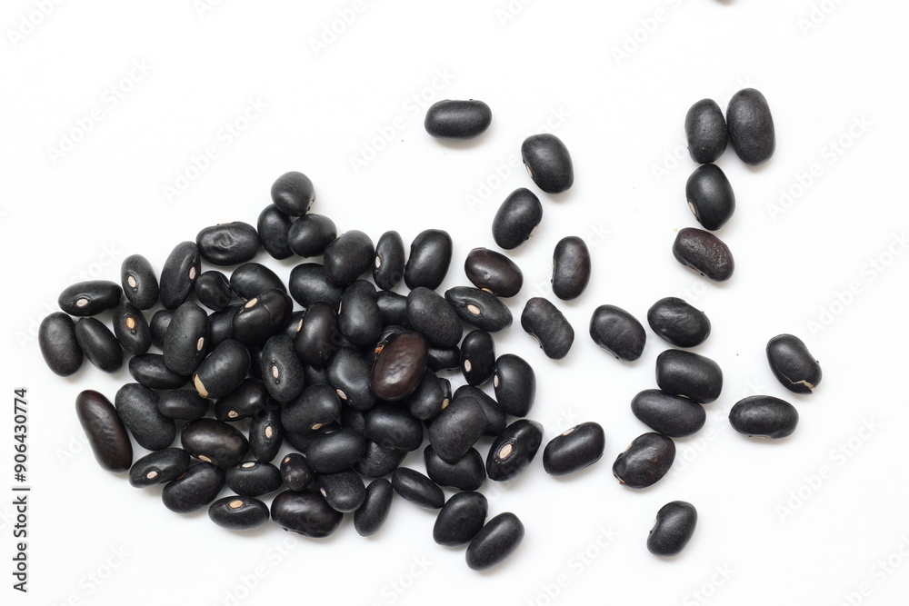 beans on white background beans on white background