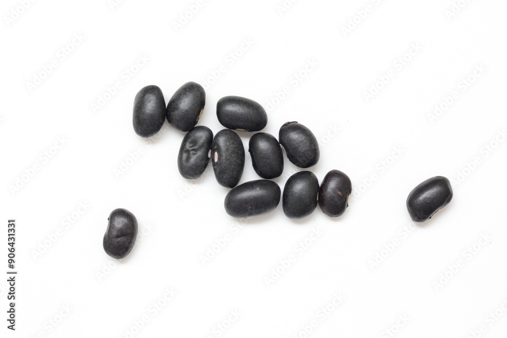 black bean isolate on white black bean isolate on white