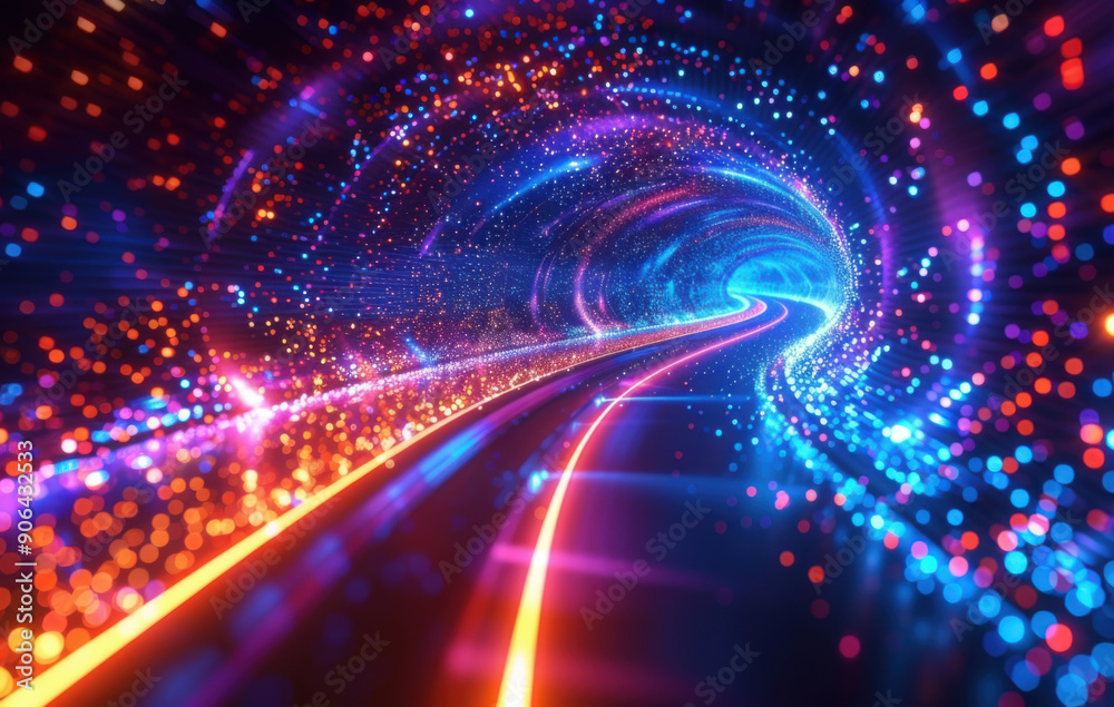 Abstract Tunnel of Light Abstract Tunnel of Light