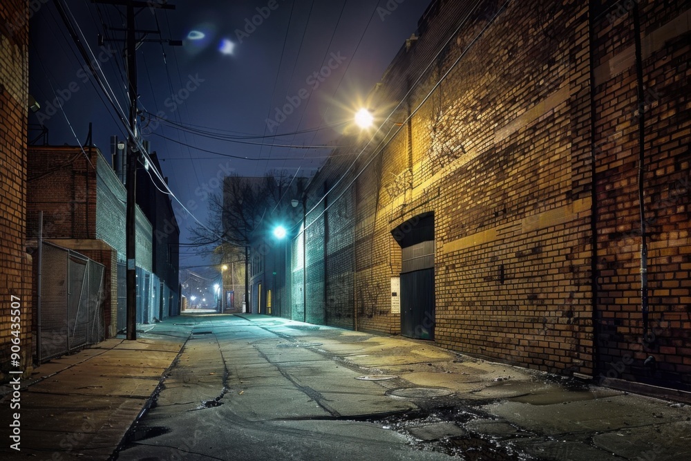 Fototapeta premium Deserted Urban Alley