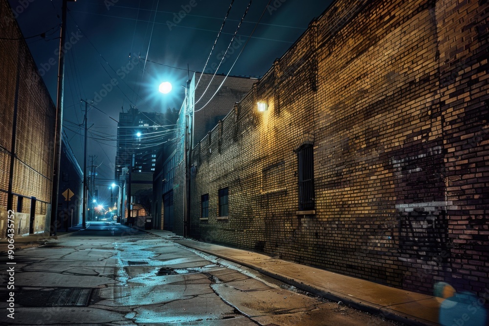 Fototapeta premium Urban Night Street