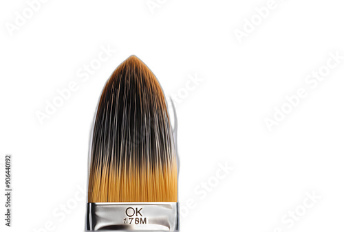 paint brush tip white background subtle horizon distance sense precision high resolution high details vibrant photo