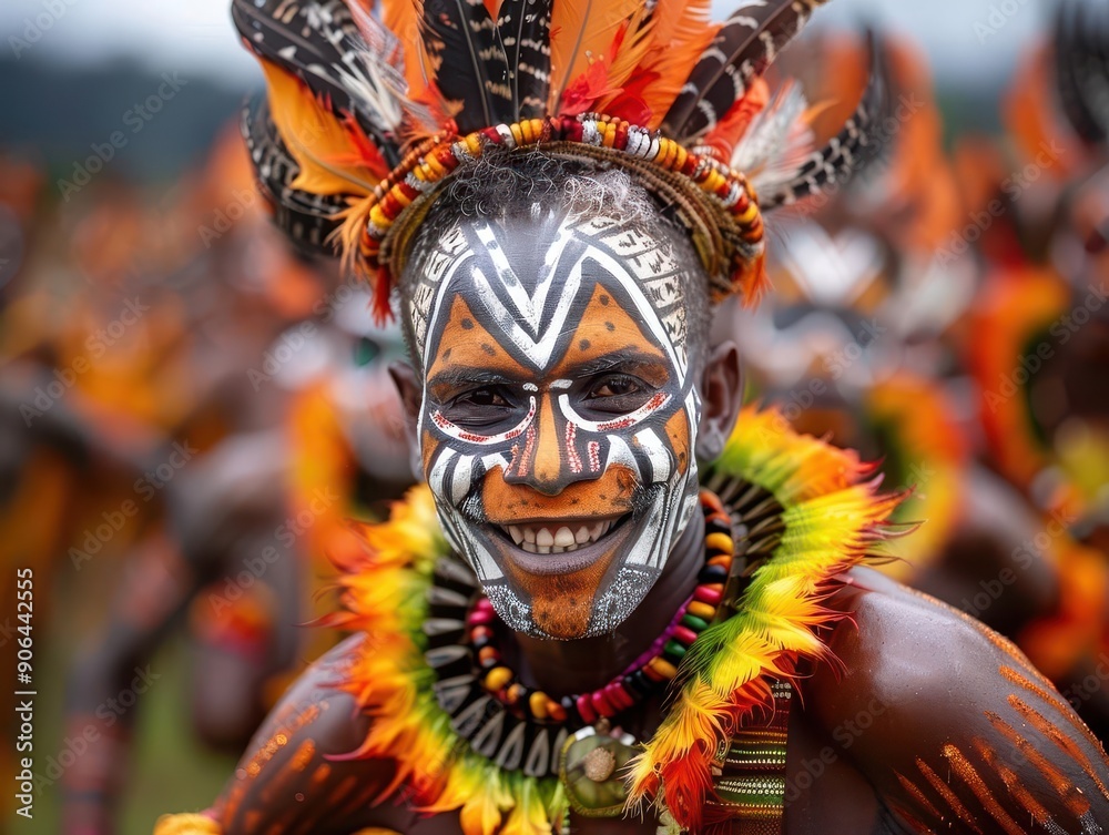 Fototapeta premium Lublae culture depicted through traditional dances and attire, Cultural, Bright hues, Photography