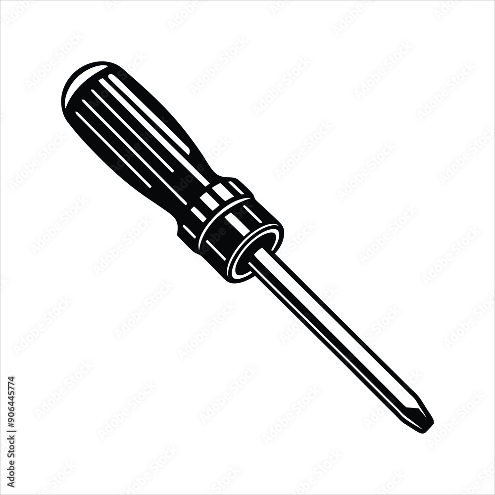 Screwdriver black vector Screwdriver black vector