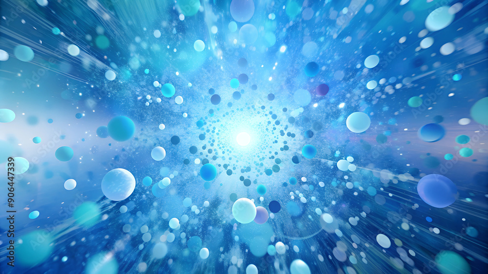 Abstract Blue Light Burst with Bokeh Effect Background with Copy Space
Abstract Blue Light Burst with Bokeh Effect Background with Copy Space