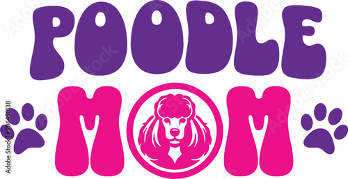 Poodle Mom Vector