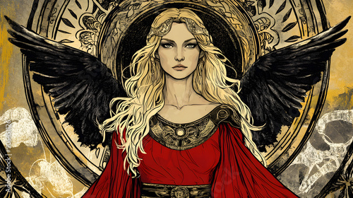 Nordic goddess frigg norse germanic mythology
